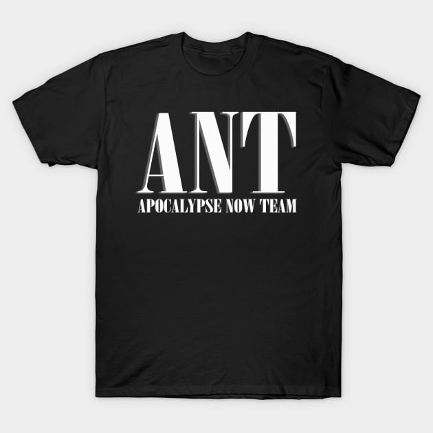 ANT - White T-Shirt by SparkleArt